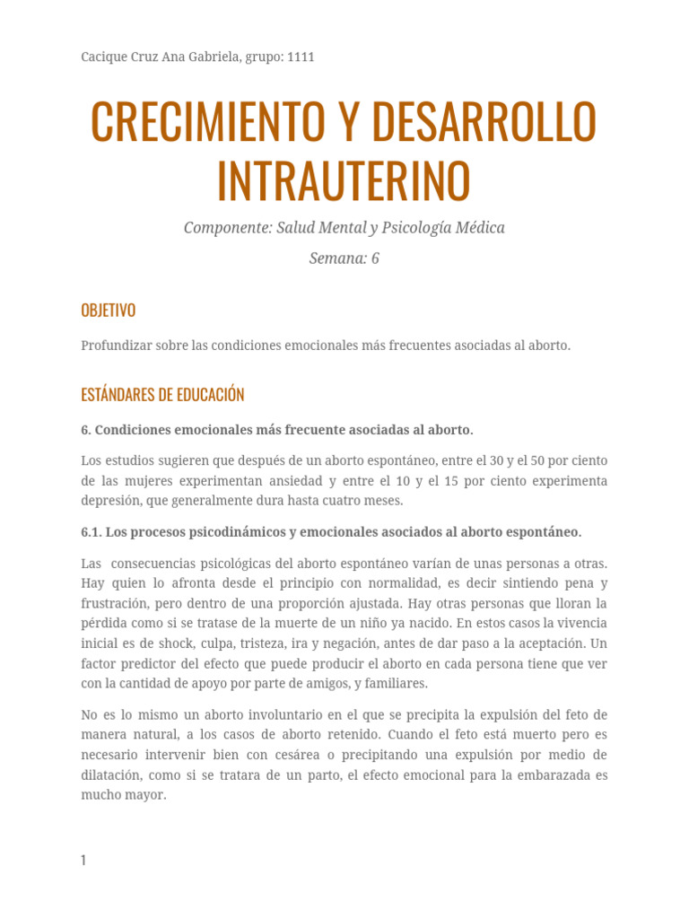 Rsm 6_modulo 2_cacique Cruz Ana Gabriela_1111 | PDF | Aborto | Violación