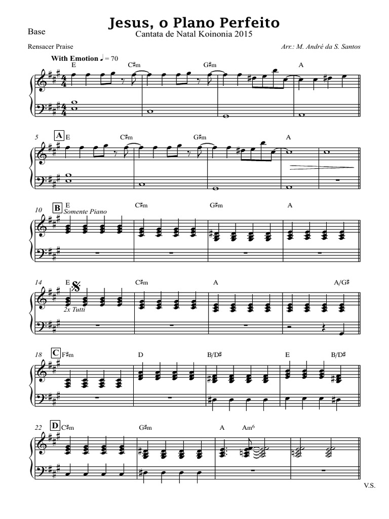 Jesus o Plano Perfeito - Base | PDF