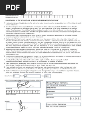 NWU Financial Undertaking with adress - final 2