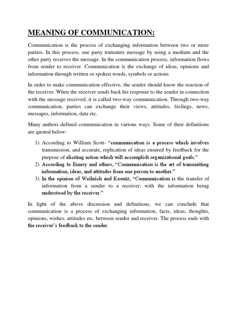Understanding Business Communication | PDF | Nonverbal Communication ...