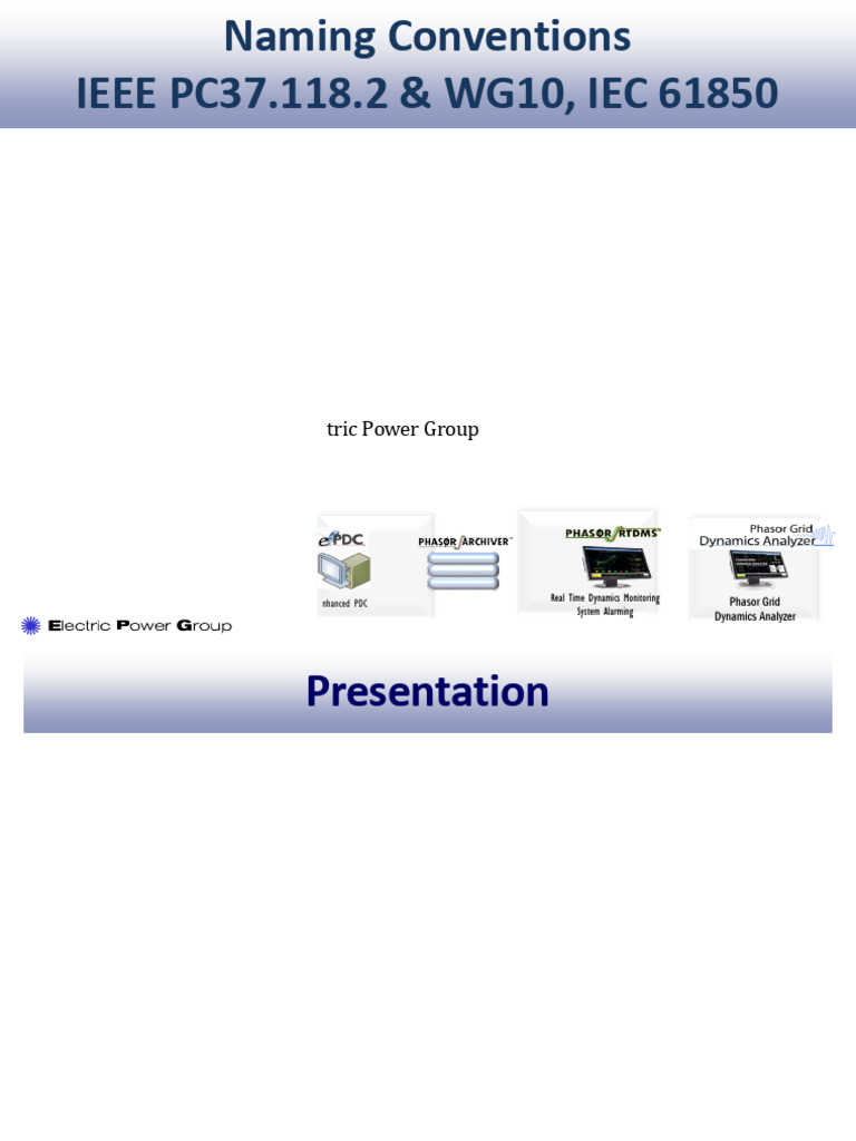 Synchrophasor Naming Conventions Guide | PDF | Computer Programming ...