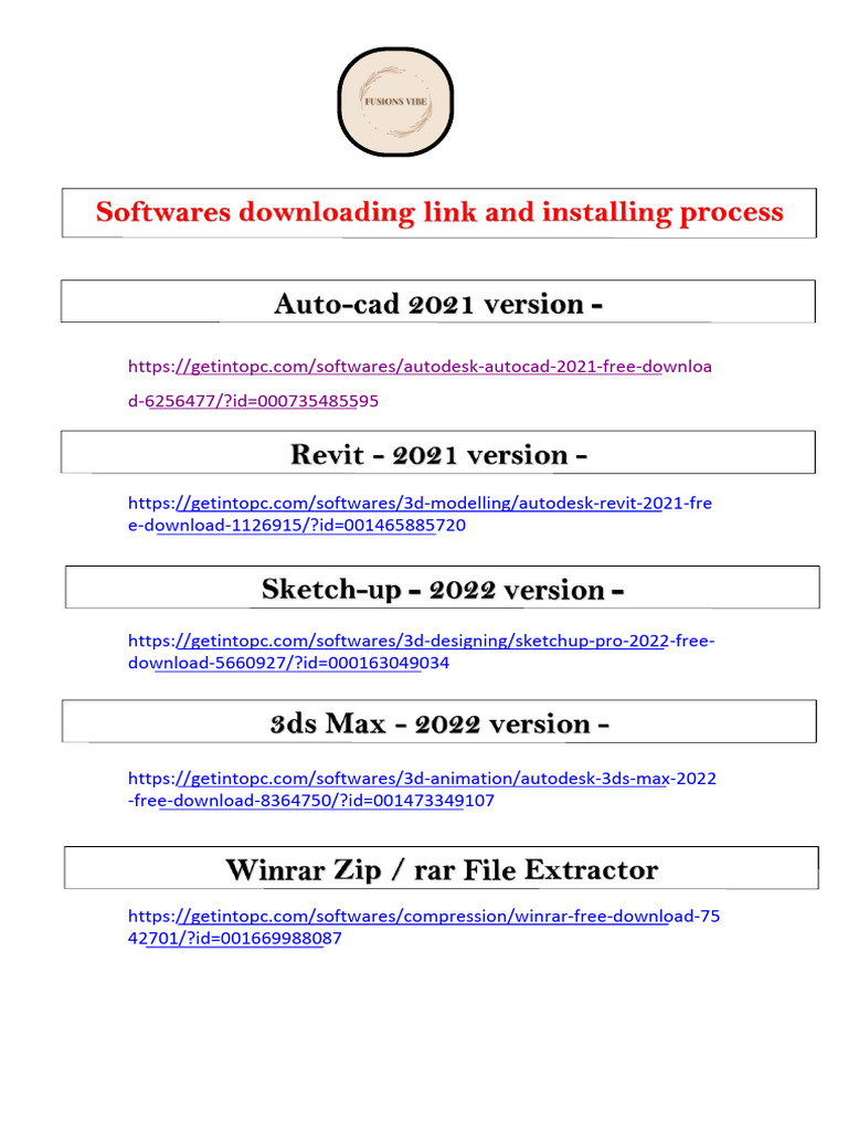 Free Autodesk Software Downloads | PDF