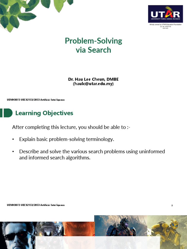 Topic 3A - Problem Solving Via Search v1 | PDF | Queue (Abstract Data ...