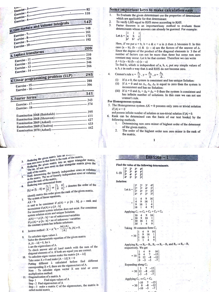 Maths III Solution | PDF