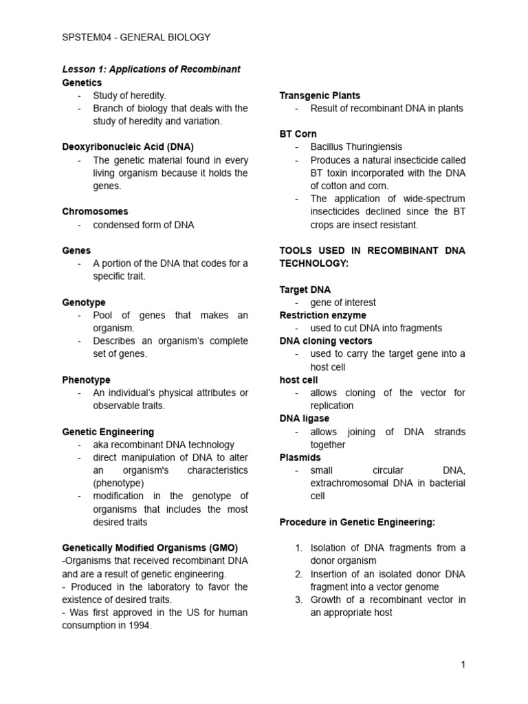Recombinant Genetics and Evolution Basics | PDF | Geologic Time Scale | Dna