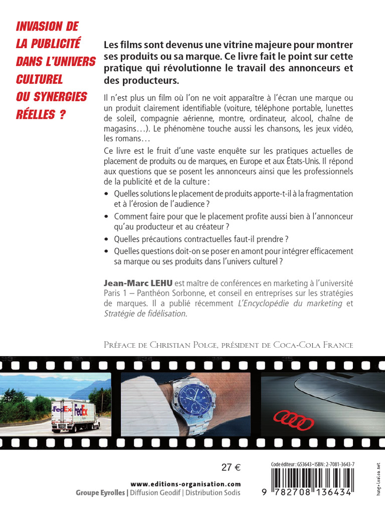 EXTREME CASHMERE / N°36 BE CLASSIC -Felt La Publicité Est Dans Le Film Placement de Produits Et Stratégie