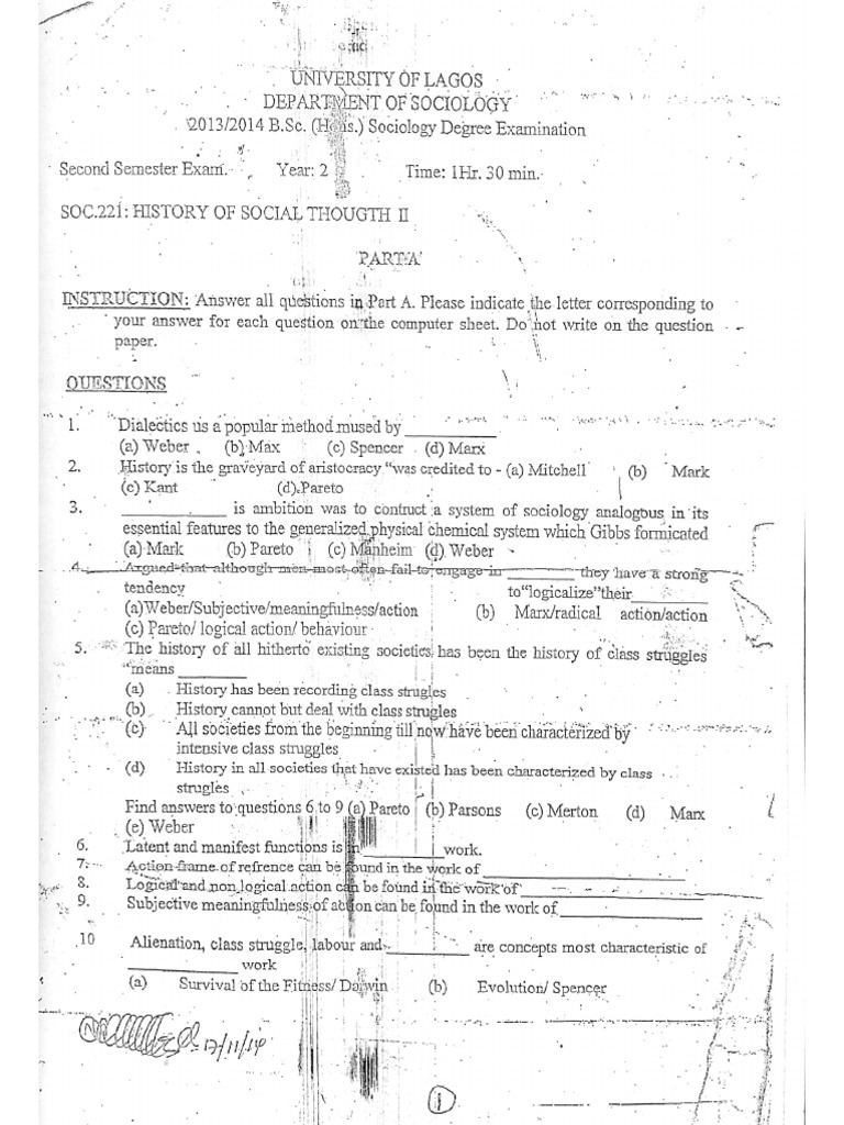 Exam Past Questions | PDF