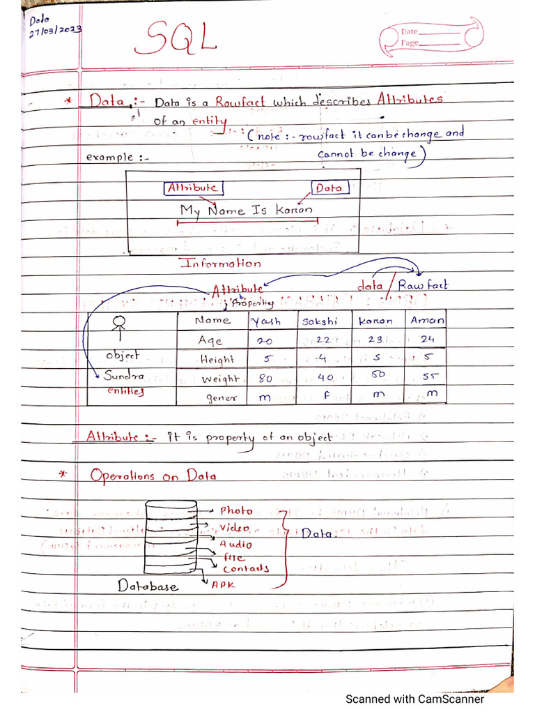 SQL Notes | PDF