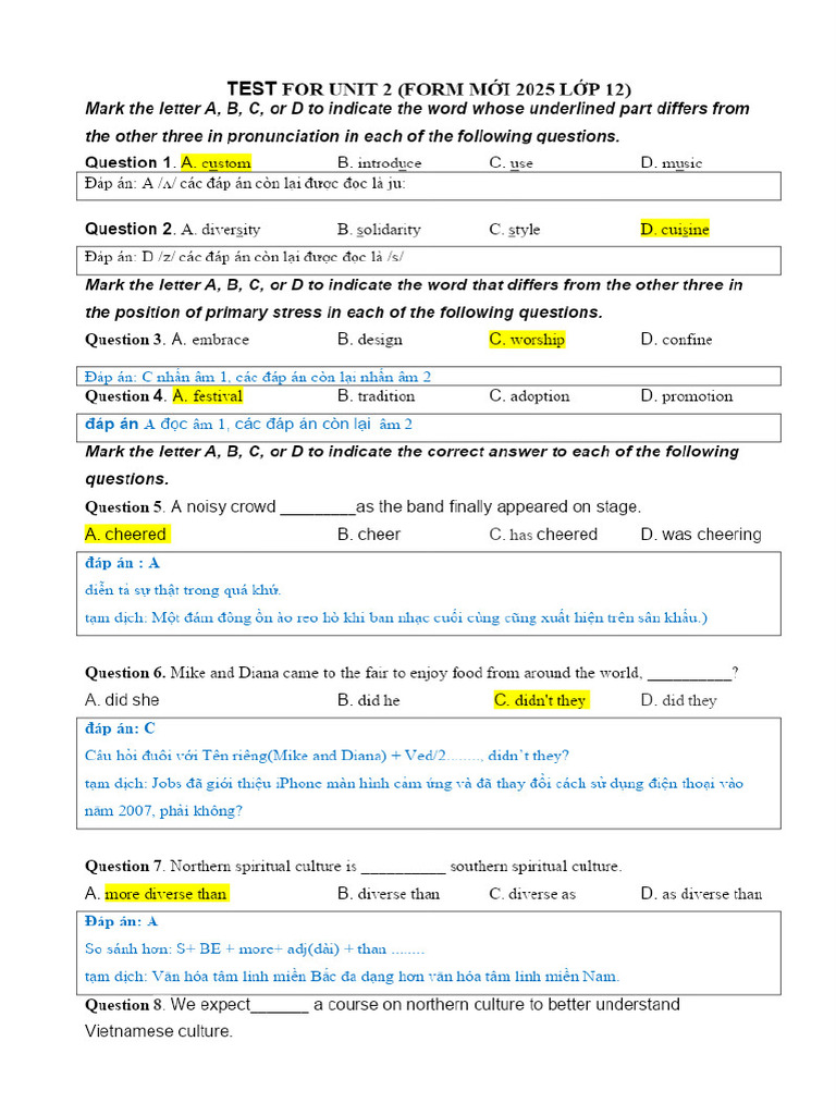 Test For Unit 2 File Gvdocx - 1600 - PDF - Gdrive.vip | PDF