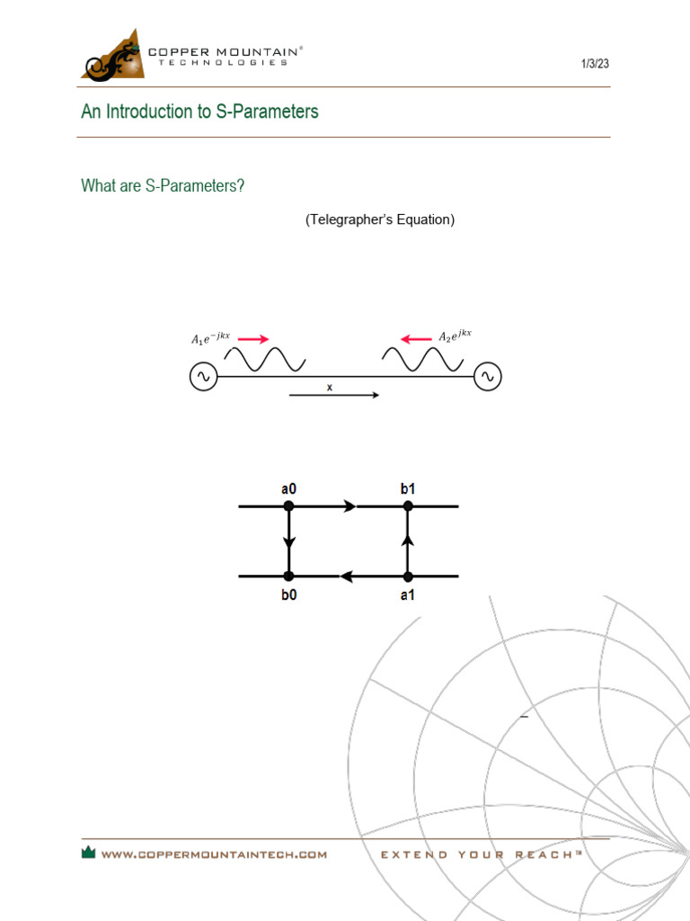 SParam | PDF | Waves | Transmission Line