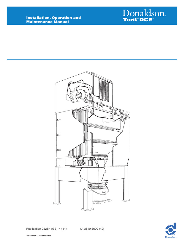 DCE 2000 Dust Collector Manual | PDF | Fire Sprinkler System | Combustion