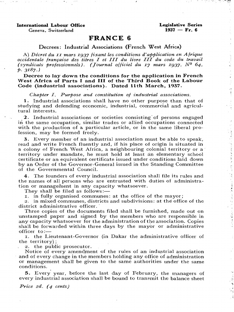 French Decree Of April 13th 2022