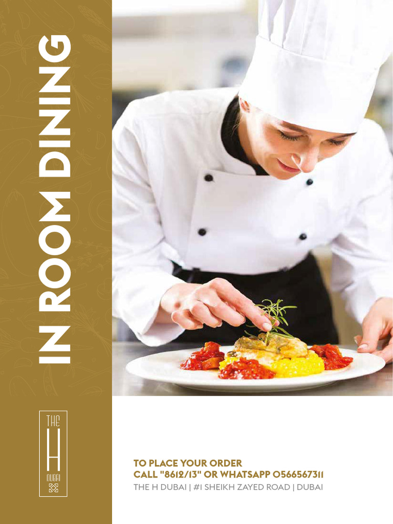 In room dining menu pdf