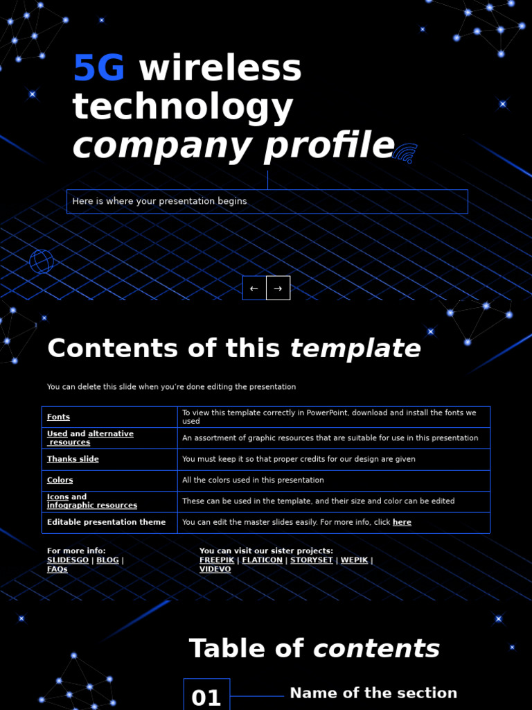 5G Wireless Technology Company Profile | PDF | Planets | Saturn