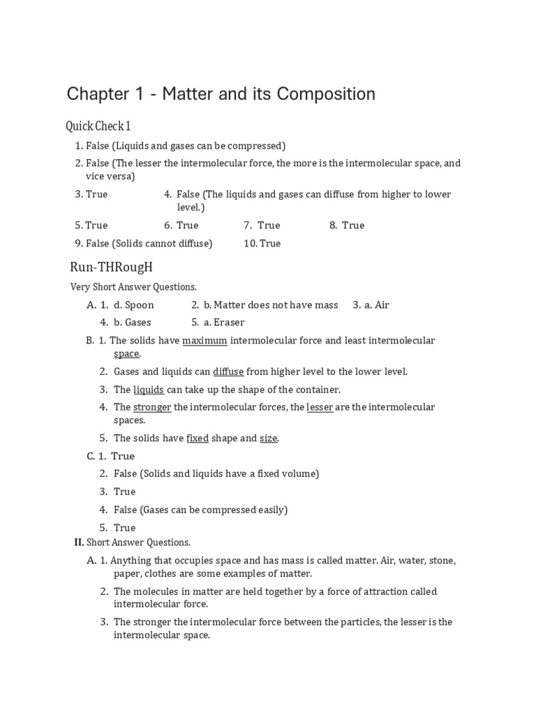 Understanding Matter and Composition | PDF | Matter | Liquids