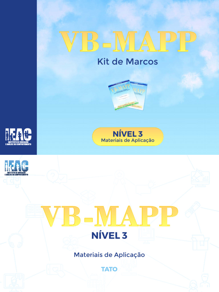 Materiais de Aplicação VB-MAPP Nível 3 | PDF | Cor | Linguística
