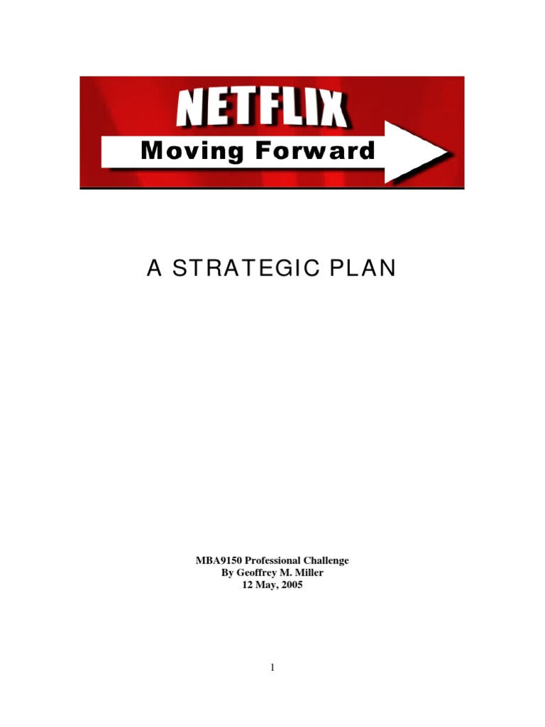 Netflix Strategic Growth Plan 2005 | PDF | Netflix | Brick And Mortar