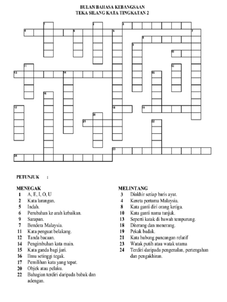 Silang Kata BM f2 | PDF