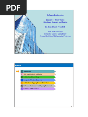HighLevelAnalysisAndDesign