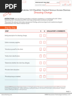 Central Line Dressing Change Guide | PDF | Intravenous Therapy | Medical  Treatments