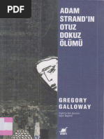 Gregory Galloway Adam Strand'in Otuz Dokuz Ölümü Ayrıntı Yayınları ...