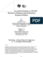 Improvements and Extensions To API 618 Related To Pulsation and Mechanical Response Studies