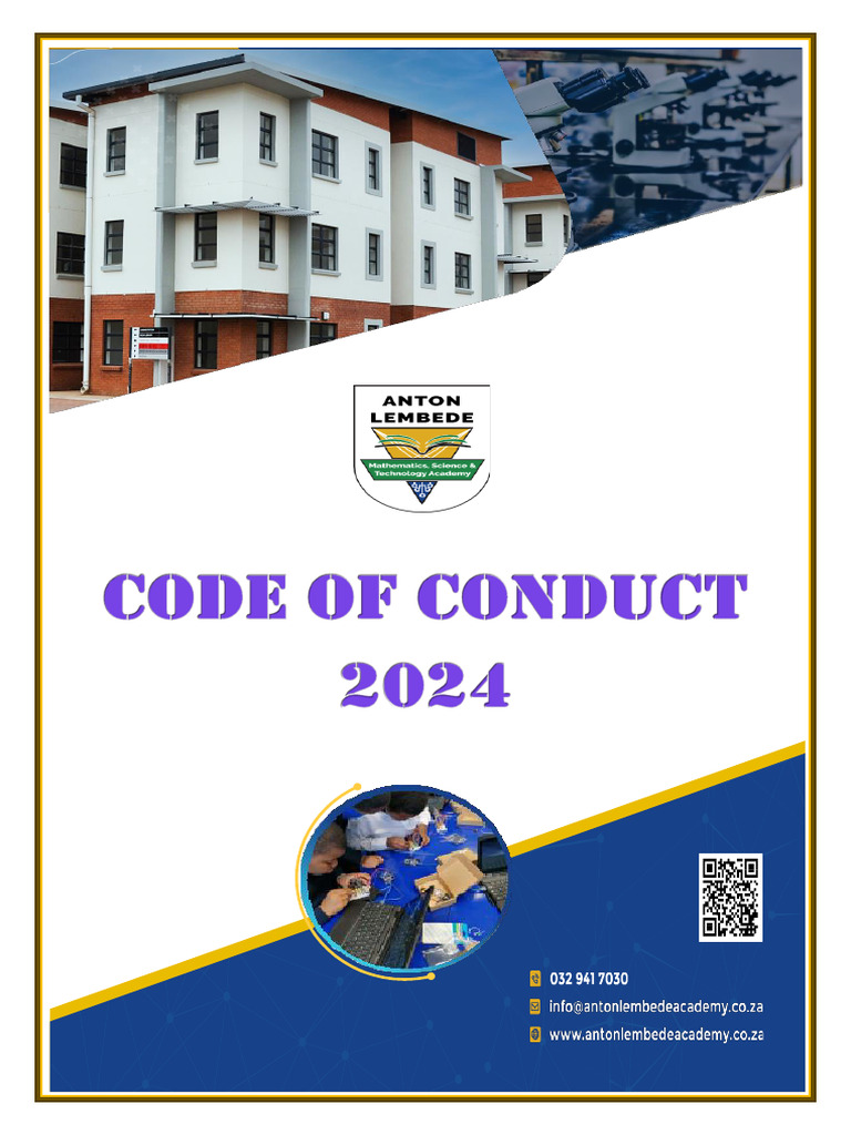 Students Code of Conduct 2024 | PDF | Assault | Disciplines