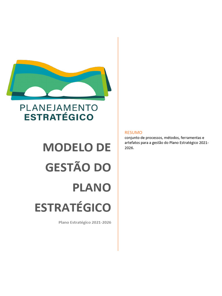 Plano de Monitoramento Gerenciamento Estrategico Modelo | PDF ...