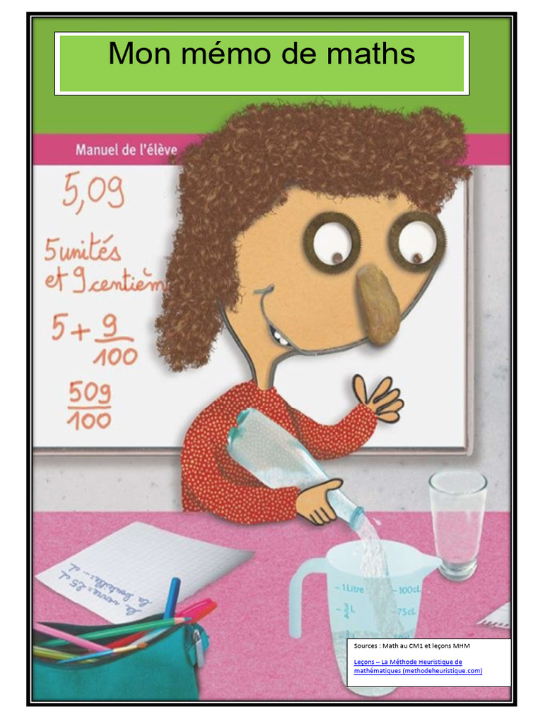 Mémo Math CM1 | PDF | Longueur | Droite (mathématiques)