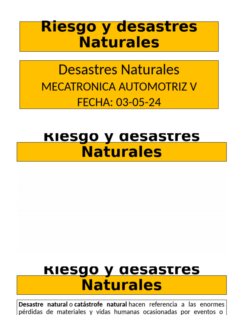 Desastres Naturales y Riesgos Humanos | PDF | Desastres naturales | Tsunami