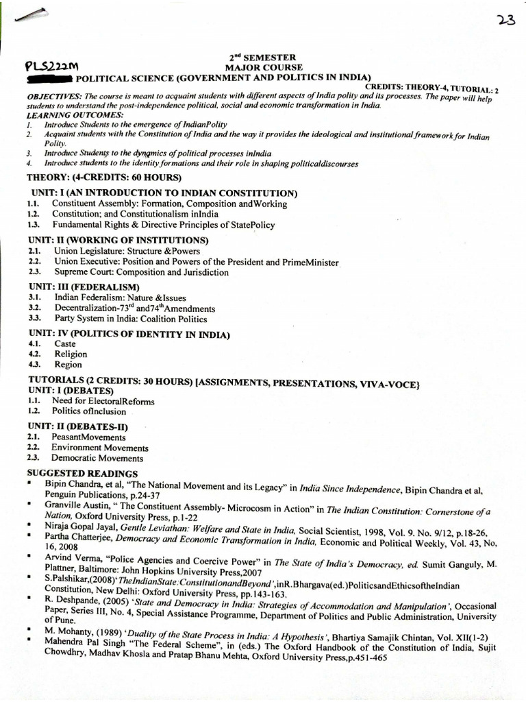 Political Science | PDF