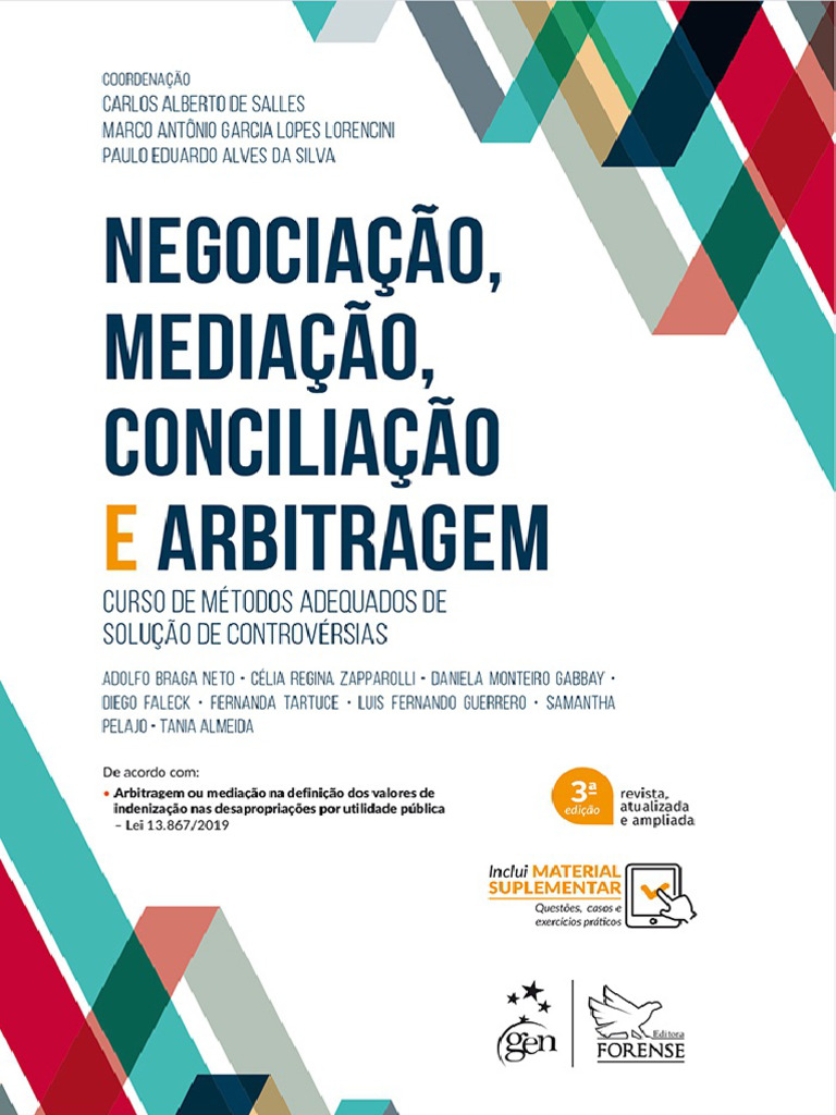 Negociação, Mediação, Conciliação e Arbitragem Curso de Métodos ...