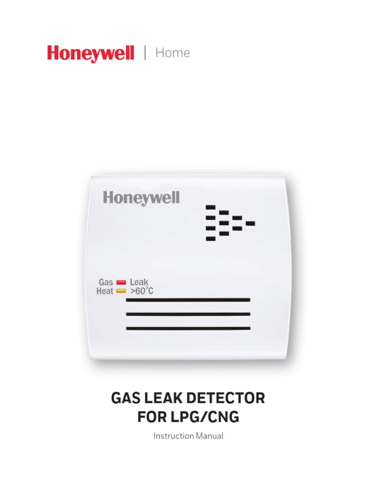 Honeywell LPG/CNG Gas Leak Detector Manual | PDF | Sensor ...