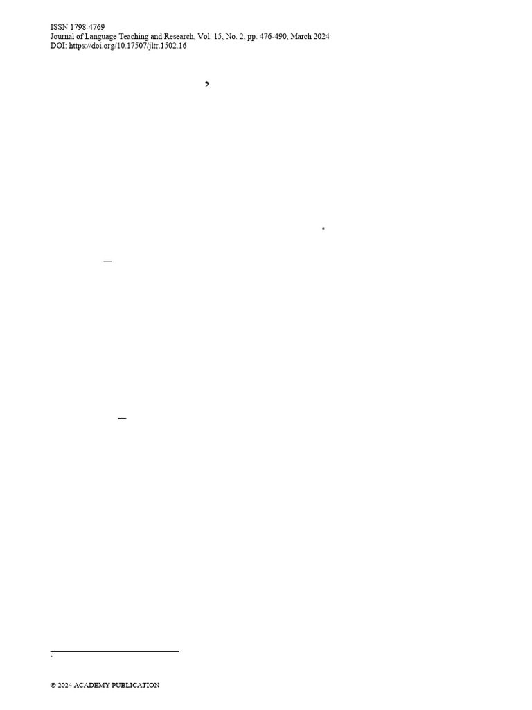 Enhancing ESOL Writing with Feedback | PDF | English As A Second Or ...