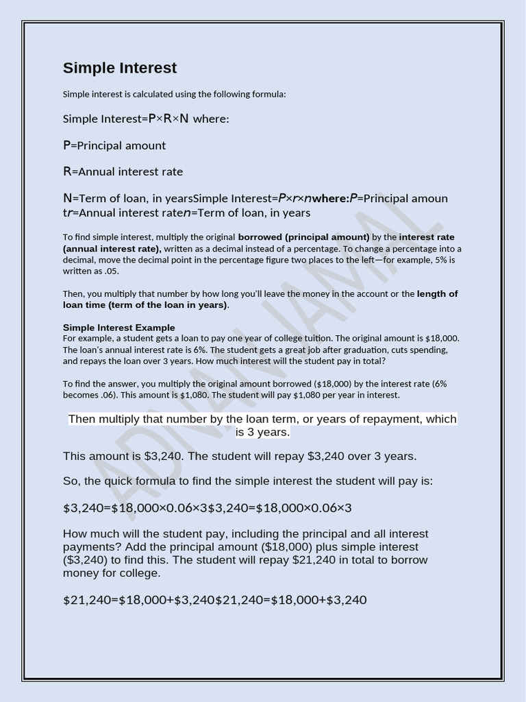 Understanding Simple vs. Compound Interest | PDF | Interest | Compound ...