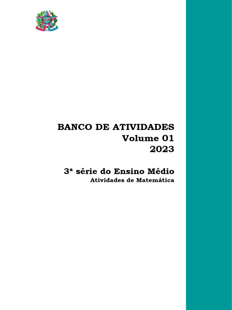 Banco de Atividades de Matemática 2023 | PDF | Equações | Trigonometria