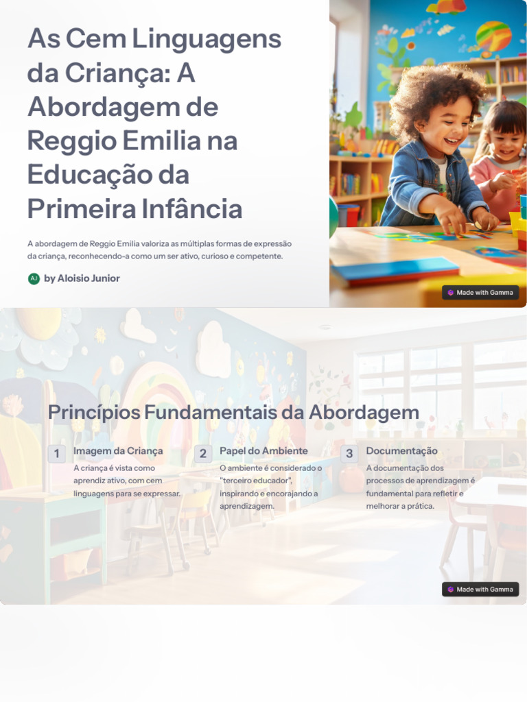 Cem Linguagens da Criança na Educação | PDF | Aprendizado | Pedagogia