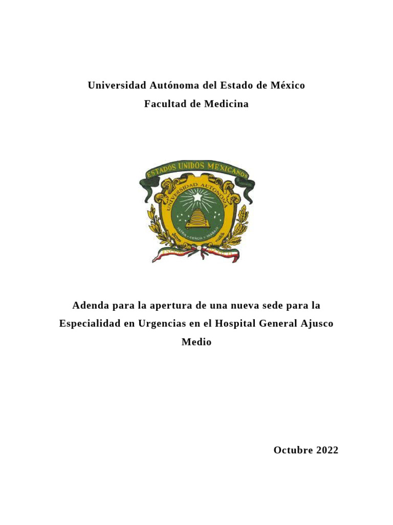 Adenda Umq Hgam | PDF | Hospital | Medicina