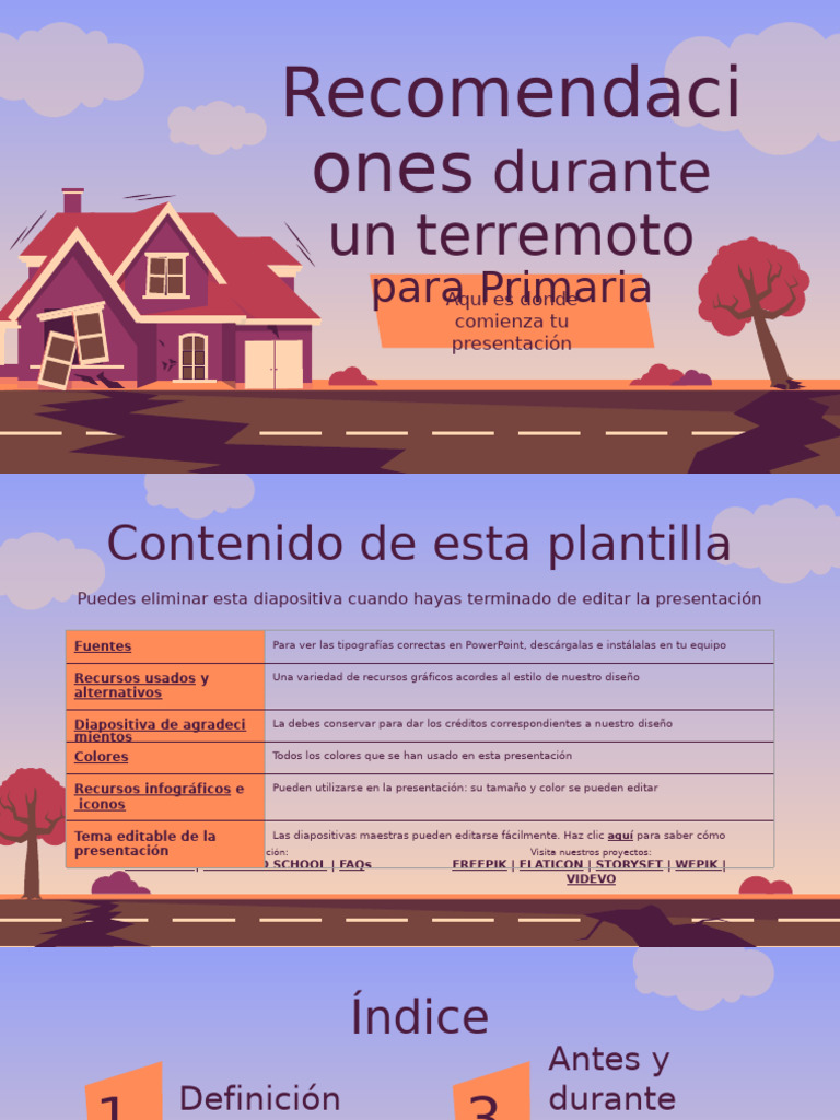 Recomendaciones para Terremotos en Primaria | PDF | Planetas | Dom