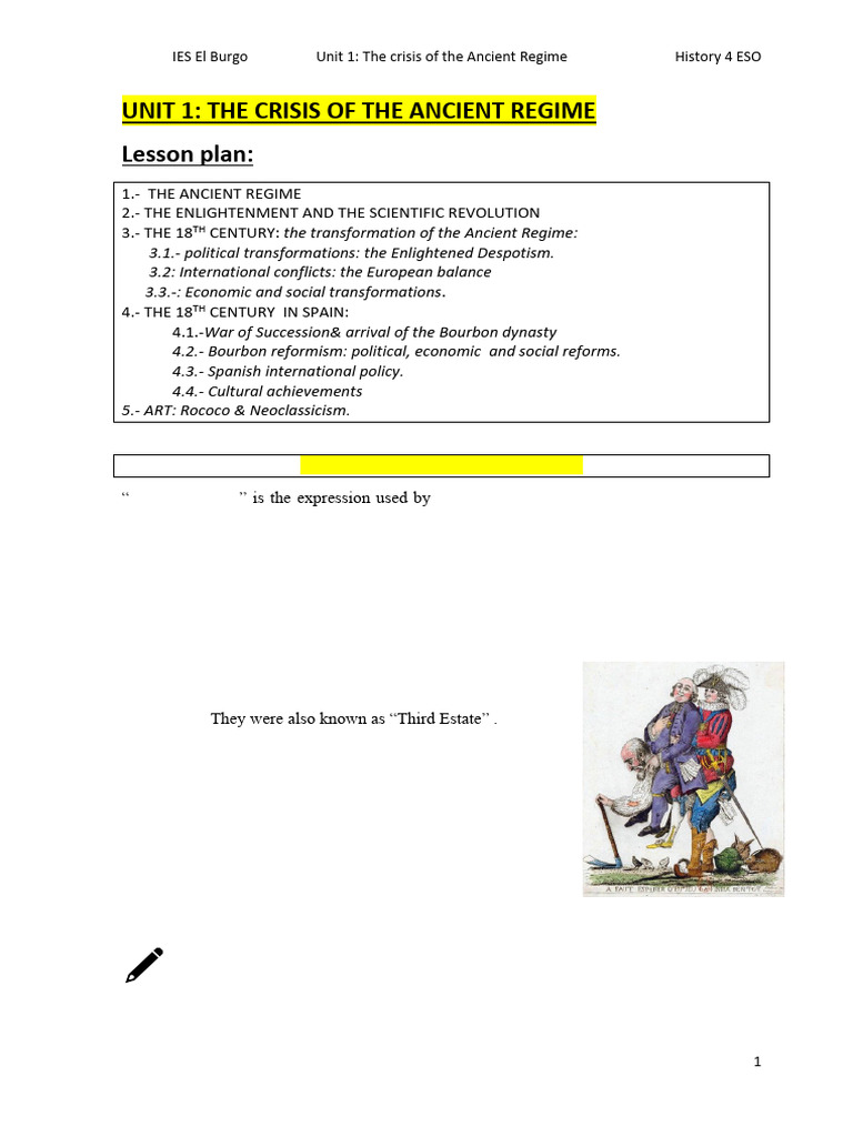 The Ancien Régime in Crisis | PDF | Age Of Enlightenment