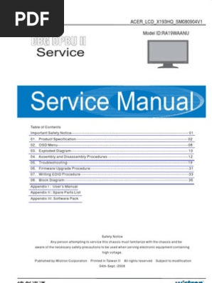 Acer x193hq (digital) driver download for windows 10 32-bit