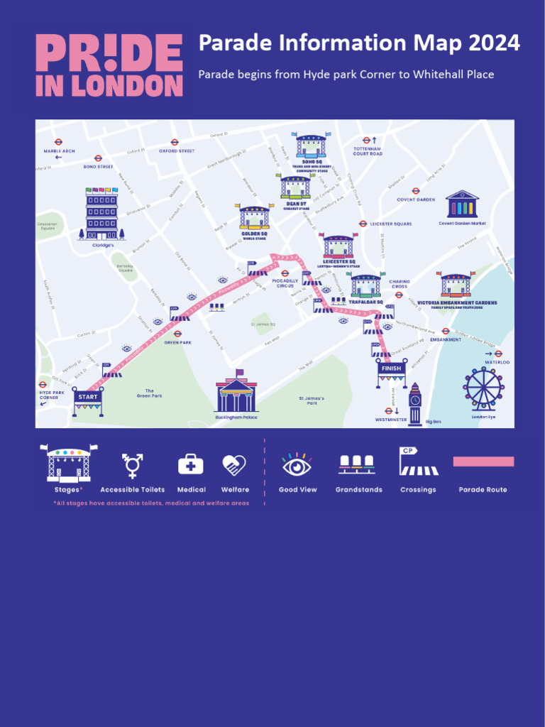 2024 Parade Route and Tube Map | PDF