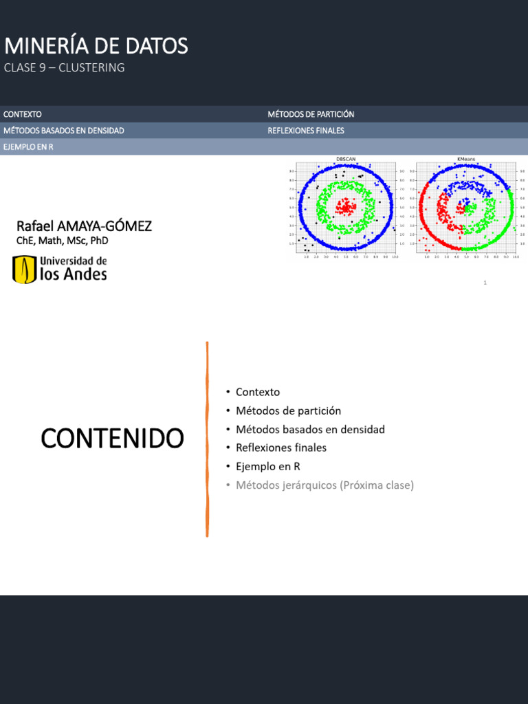 Clase 9 - Clustering | PDF | Análisis de conglomerados | Grupo de ...