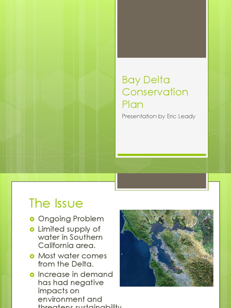 Bay Delta Conservation Plan Overview | PDF