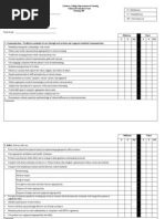 Lehman College Department of Nursing Clinical Evaluation Form Nursing 303