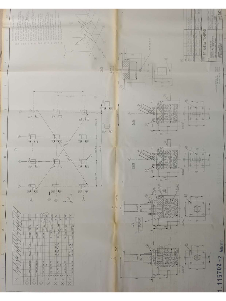 Foundation & Load Drawing | PDF