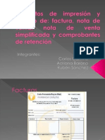 SRI, Facturas, Nota de Venta, Simplificada y Comprobantes de Retencion