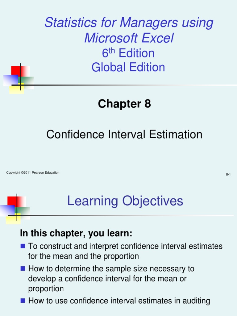 Statistics For Managers Using Microsoft Excel: 6 Edition Global Edition ...