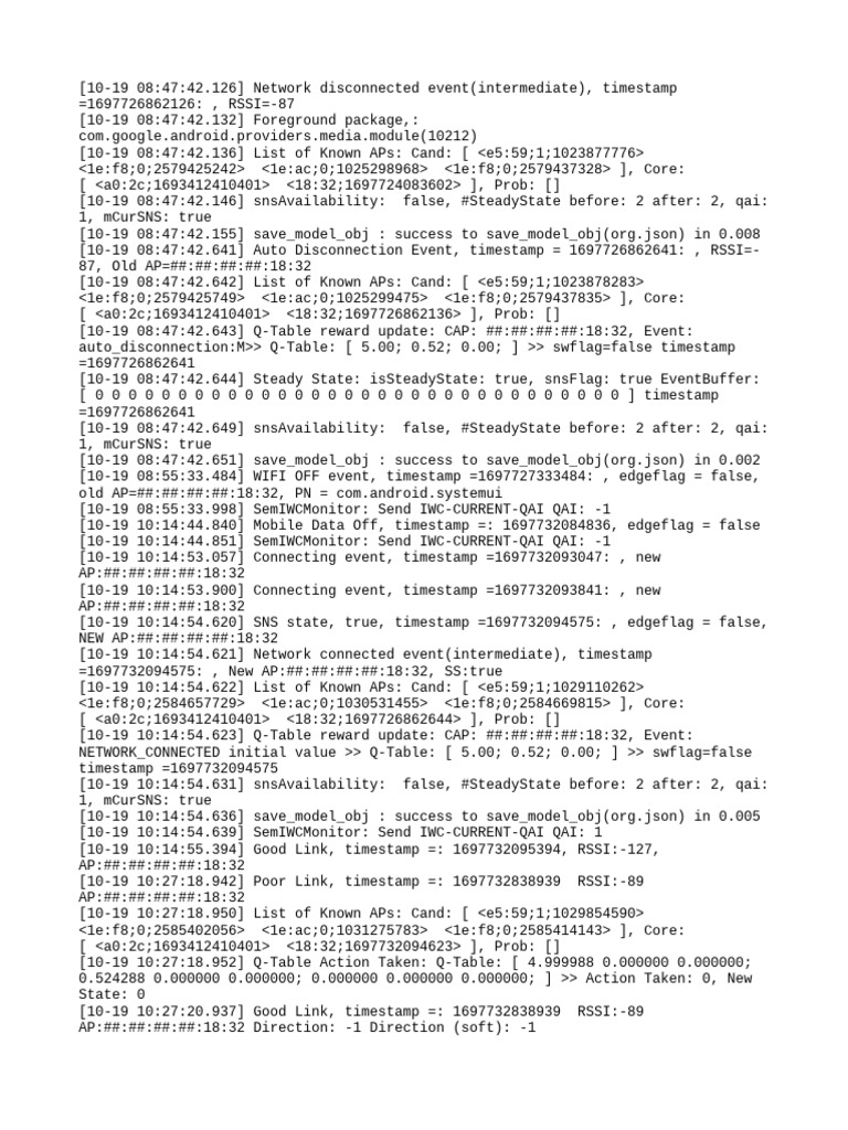 Network Connection Events Log | PDF | Computer File Formats | Computing
