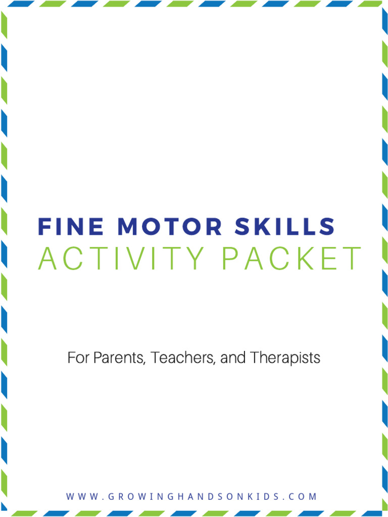 Fine-Motor-Activity-Packet-FINAL | PDF